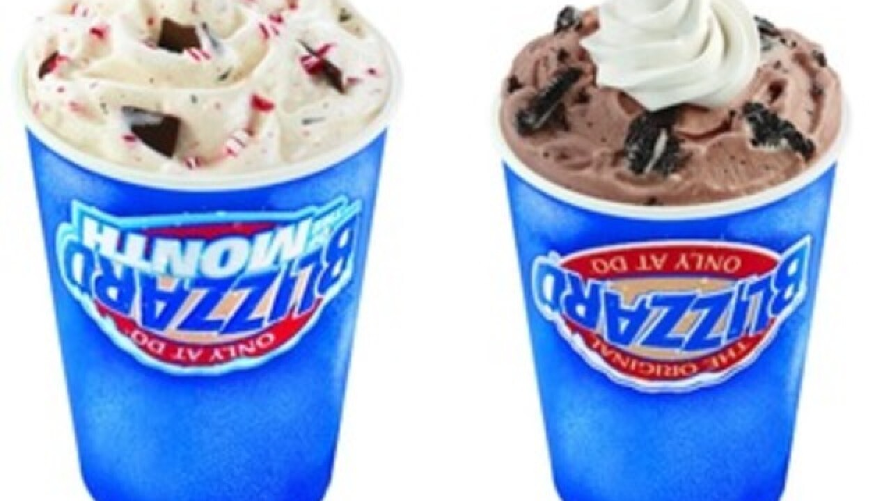 Dairy Queen is spreading holiday cheer with festive Blizzard treats